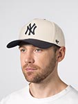 Бейсболка 47 BRAND арт. B-REPDT17WBP-NTB New York Yankees MLB (кремовый / темно-синий)